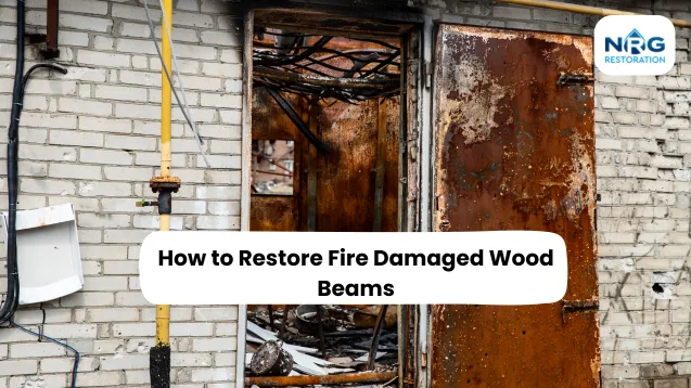 Fire Damaged Wood Beams