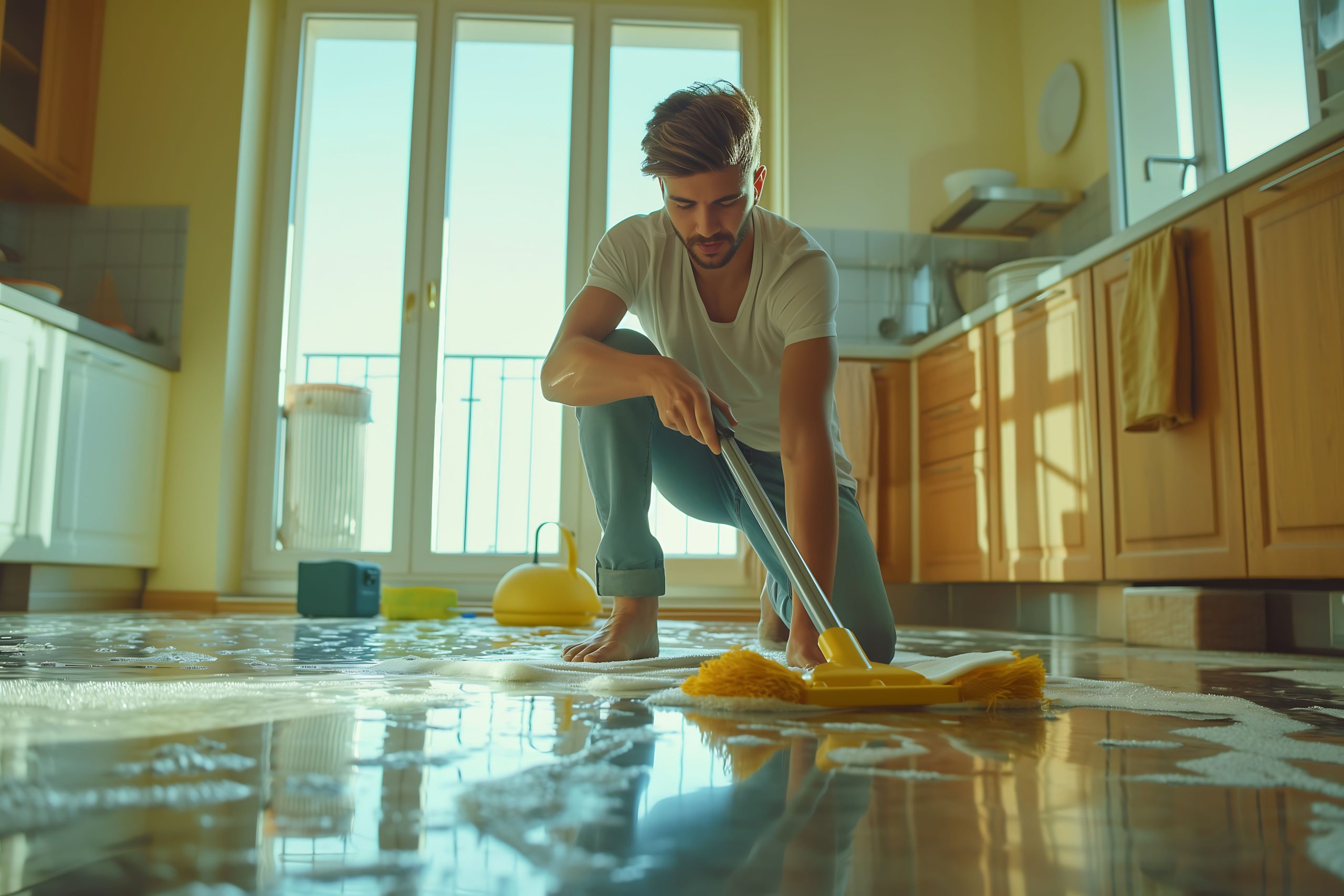 portrait-man-doing-household-chores-participating-cleaning-home Water Damage Restoration Immediately