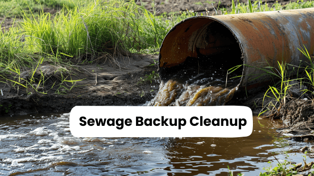 Sewage Backup Cleanup