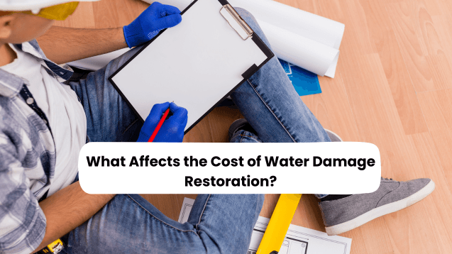 water damage restoration cost