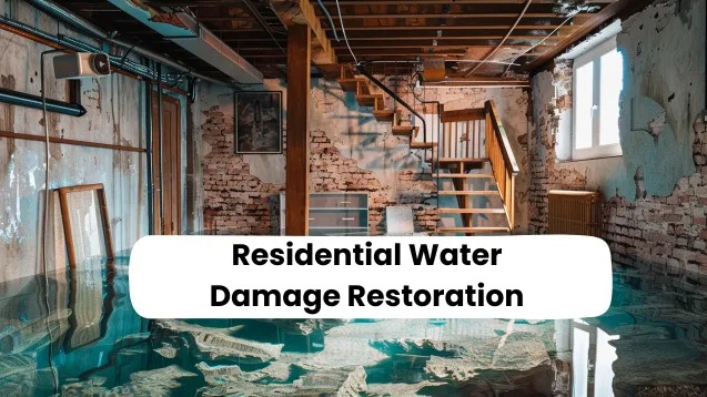 Residential Water Damage Restoration Residential water damage restoration