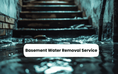 How a Basement Water Removal Service Protects Your Home’s Foundation