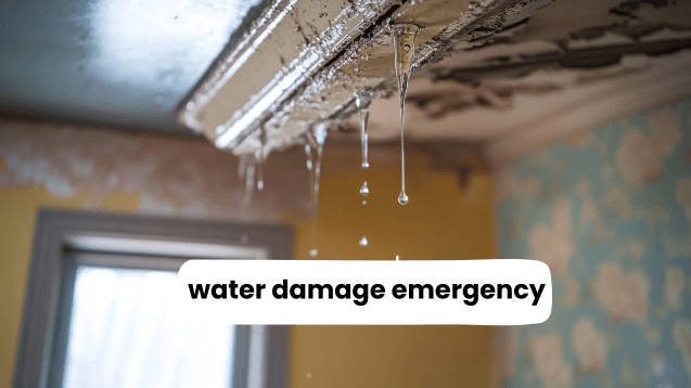 water damage emergency