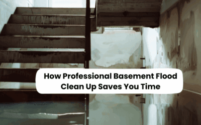 How Professional Basement Flood Clean Up Saves You Time, Money & Stress